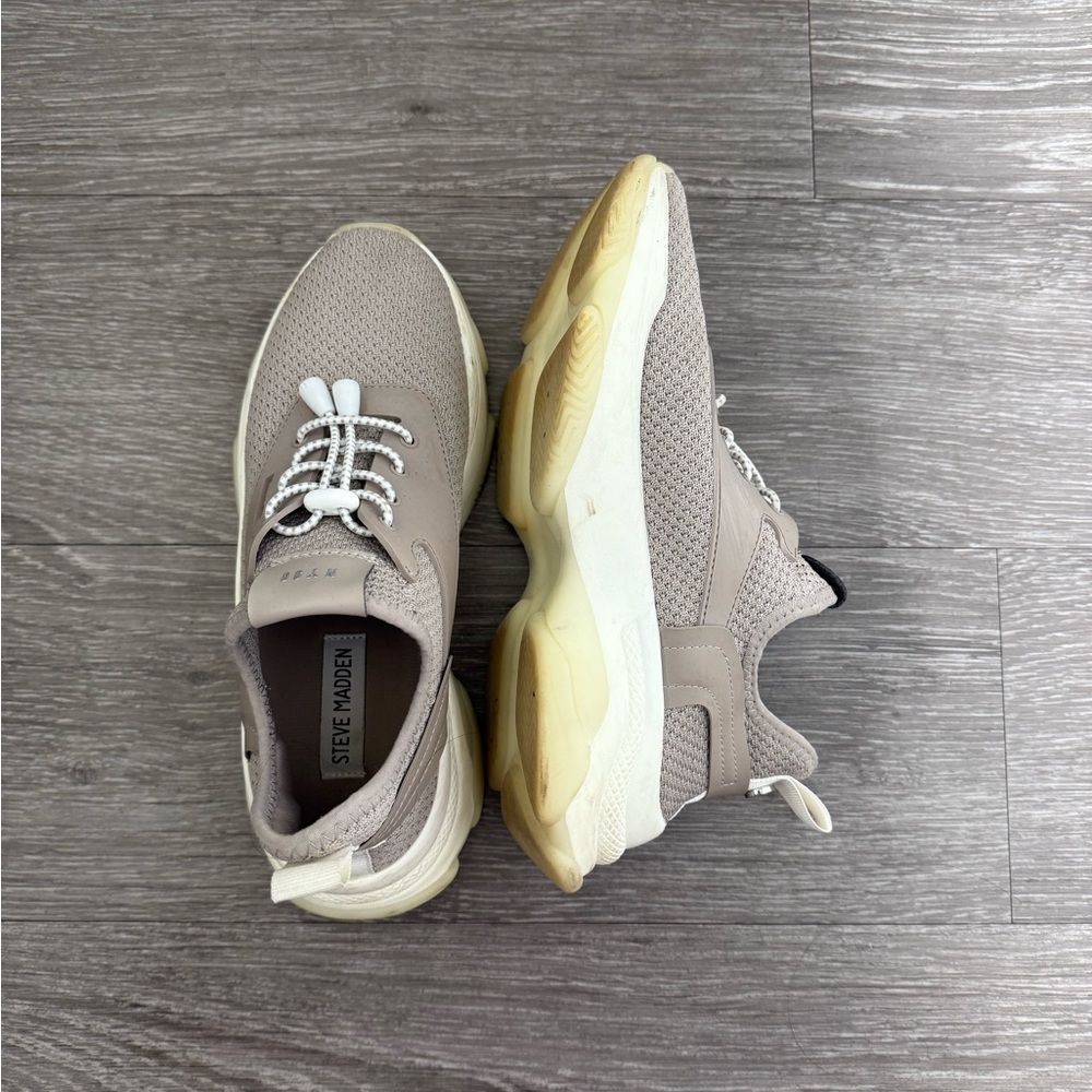 Steve Madden Gray Platform Sneakers